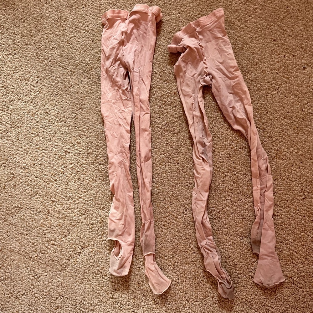 Capezio Pink Ballet Tights